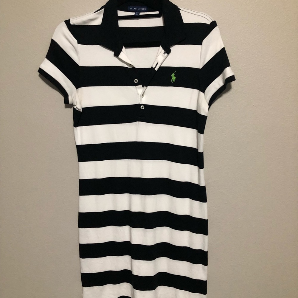 RL polo rugby stripe dress